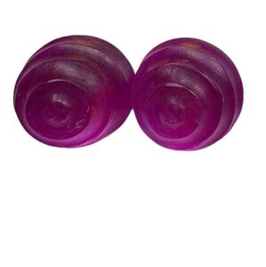 Alexis Bittar Handcrafted Lucite Post Clip On Earrings